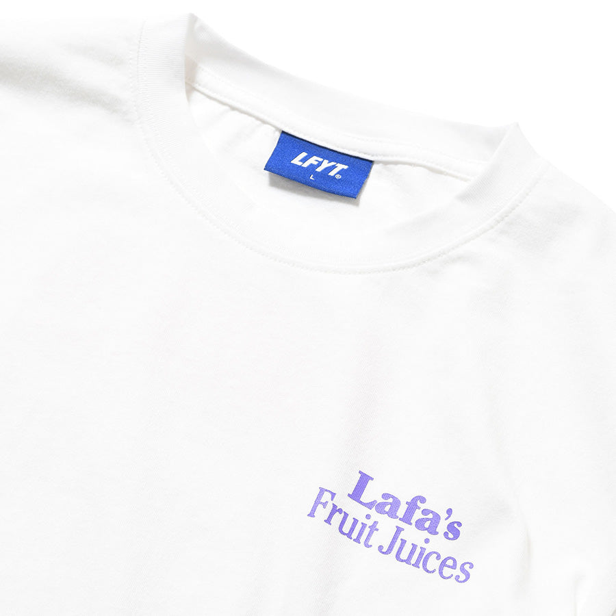 LFYT ホワイト ロゴプリントディテール