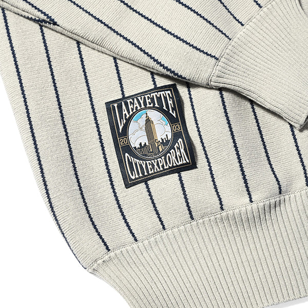 LFYT Pinstripe Cotton Sweater エルエフワイティー セーター