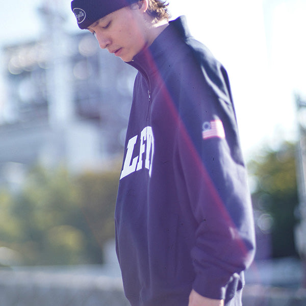 LFYT Arch Logo Half Zip Sweat エルエフワイティー ハーフジップ 