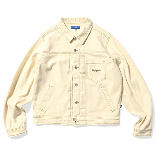 Cotton Twill Trucker Jacket