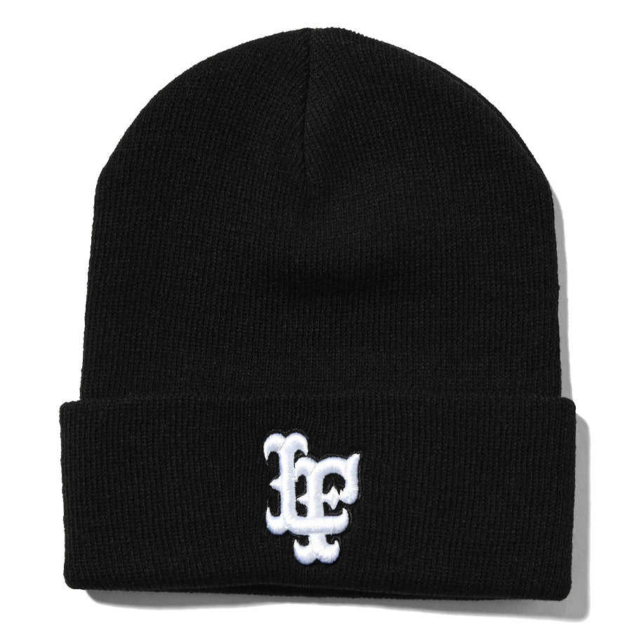 LFYT エルエフワイティー LF LOGO LONG BEANIE ロングビーニー ニットキャップ ニット帽 LA241411 – BLACK  STORE