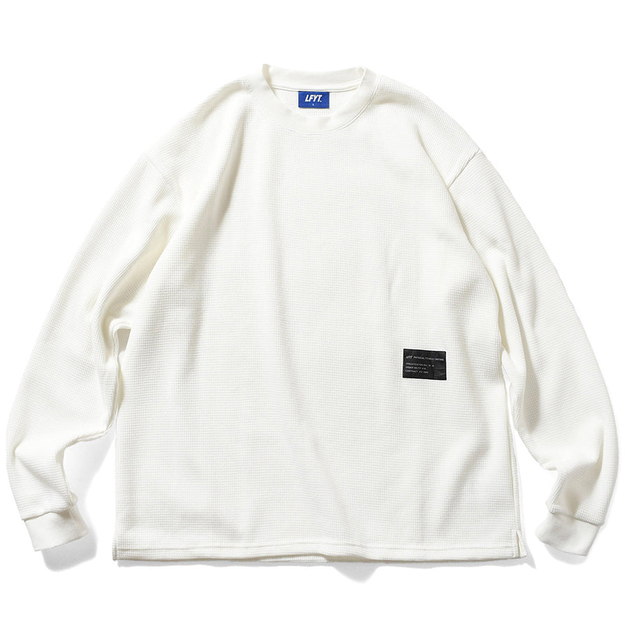 LFYT ( エルエフワイティー ) WAFFLE THERMAL L/S TEE ロングスリーブTシャツ
