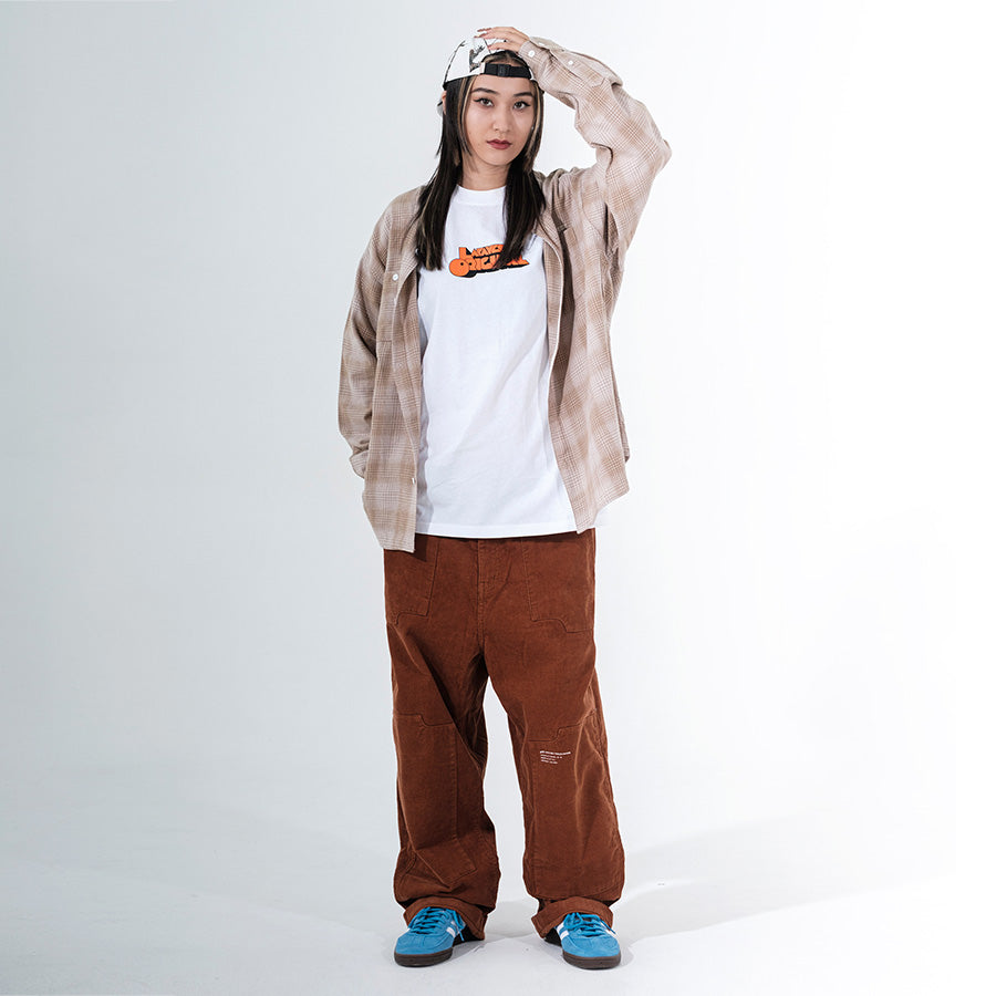 LFYT ( エルエフワイティー ) NEP TWILL CHECK BAND COLLAR SHIRT バンドカラーシャツ