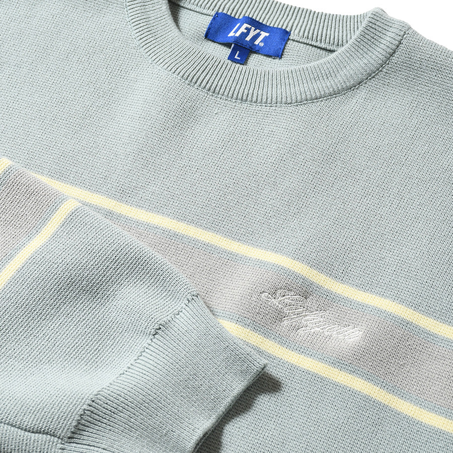 LFYT ( エルエフワイティー ) HERITAGE COTTON KNIT SWEATER セーター コットンニット