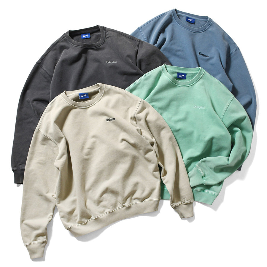 LFYT ( エルエフワイティー ) OLD ENGLISH PIGMENT CREWSWEAT スウェット