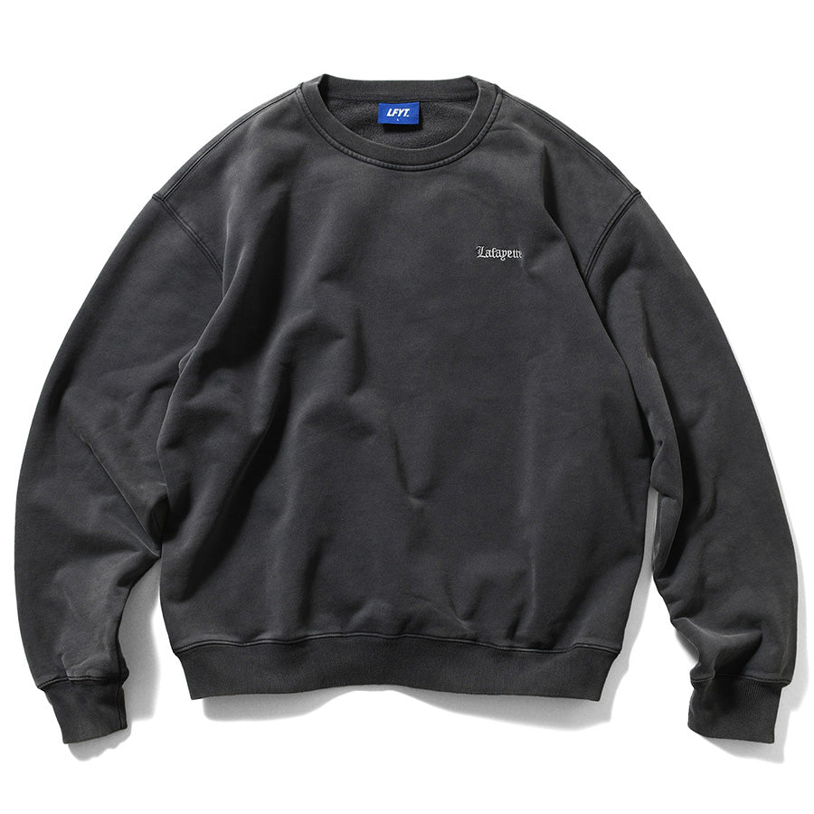 LFYT ( エルエフワイティー ) OLD ENGLISH PIGMENT CREWSWEAT スウェット