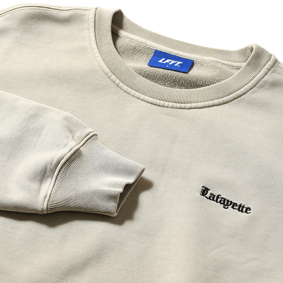 LFYT ( エルエフワイティー ) OLD ENGLISH PIGMENT CREWSWEAT スウェット