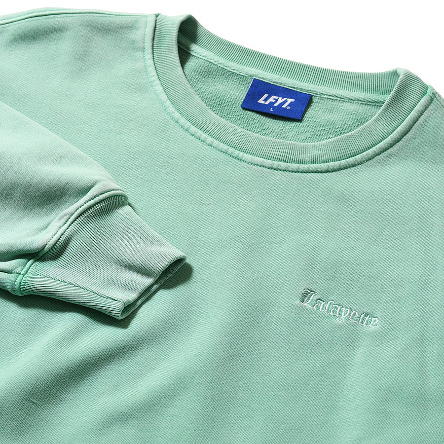 LFYT ( エルエフワイティー ) OLD ENGLISH PIGMENT CREWSWEAT スウェット