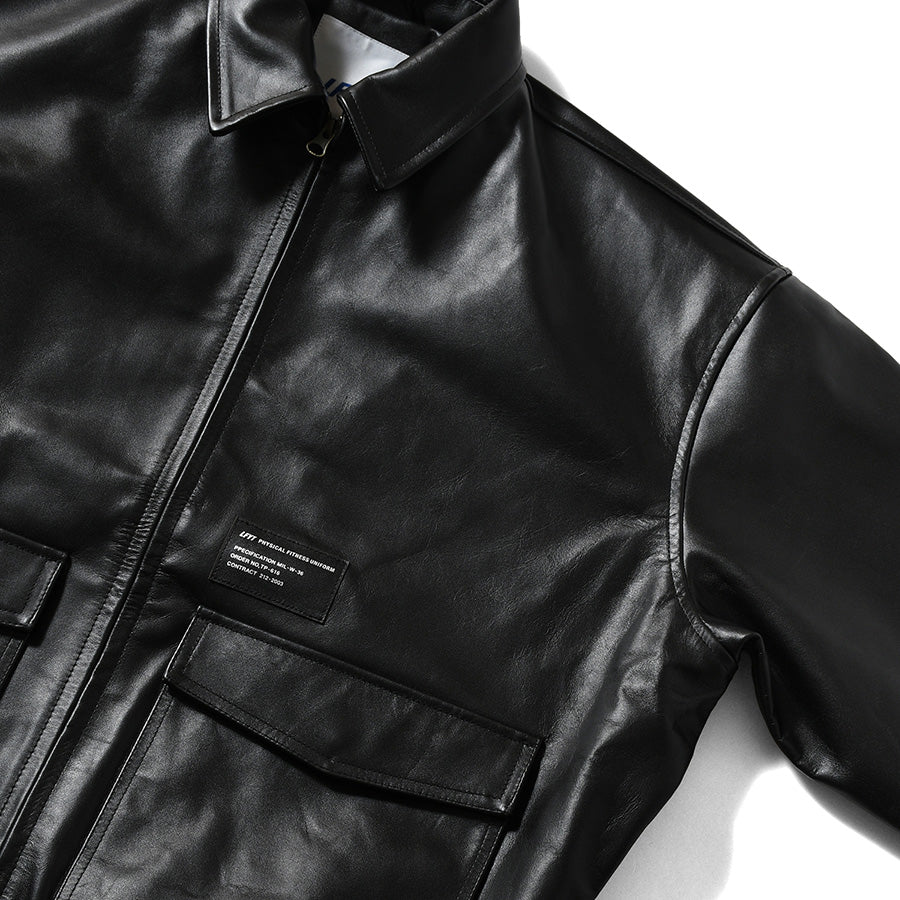 LFYT ( エルエフワイティー ) LEATHER EMBOSS JACKET レザージャケット 革ジャン