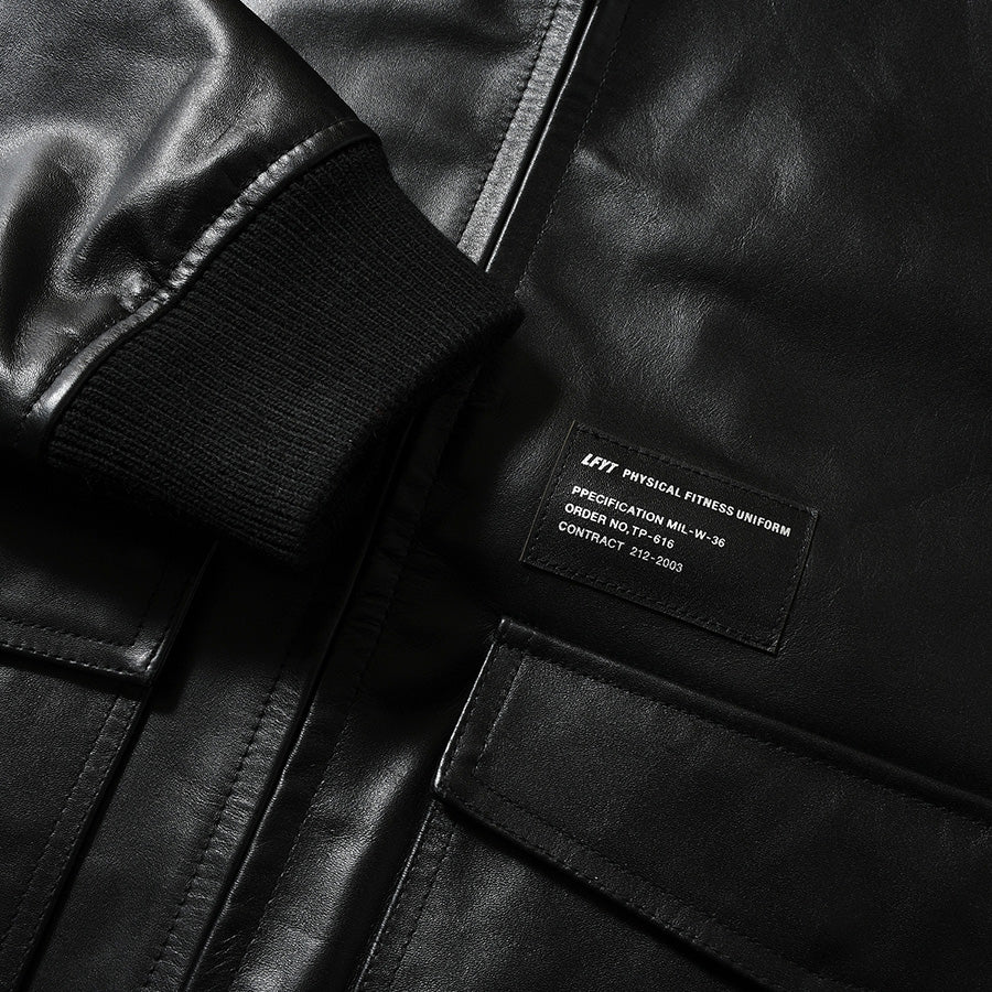 LFYT ( エルエフワイティー ) LEATHER EMBOSS JACKET レザージャケット 革ジャン