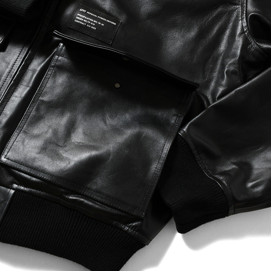 LFYT ( エルエフワイティー ) LEATHER EMBOSS JACKET レザージャケット 革ジャン