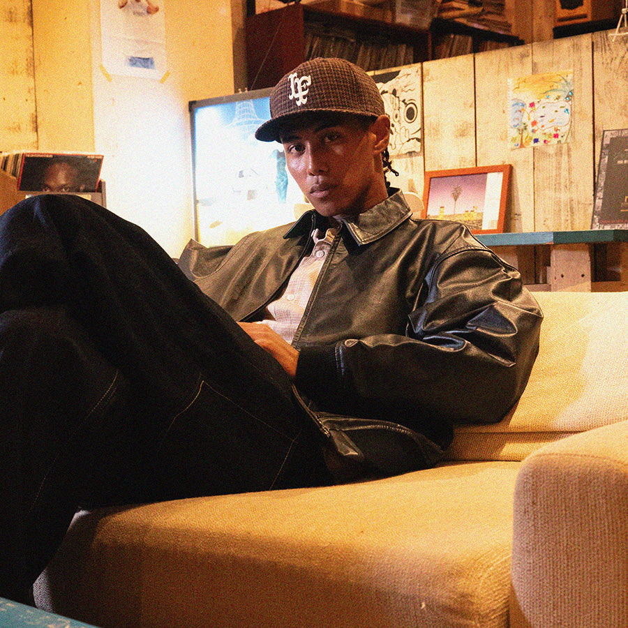 LFYT ( エルエフワイティー ) LEATHER EMBOSS JACKET レザージャケット 革ジャン