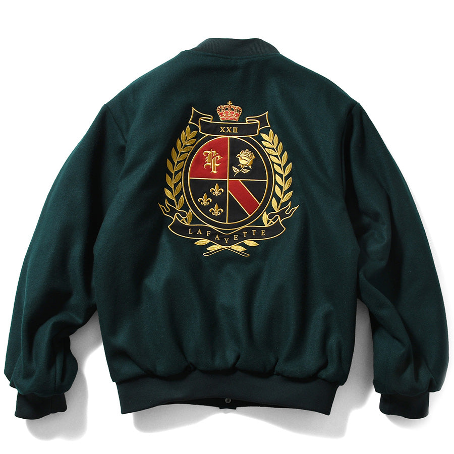 LFYT ( エルエフワイティー ) HERITAGE MELTON EMBLEM JACKET メルトン スタジャン