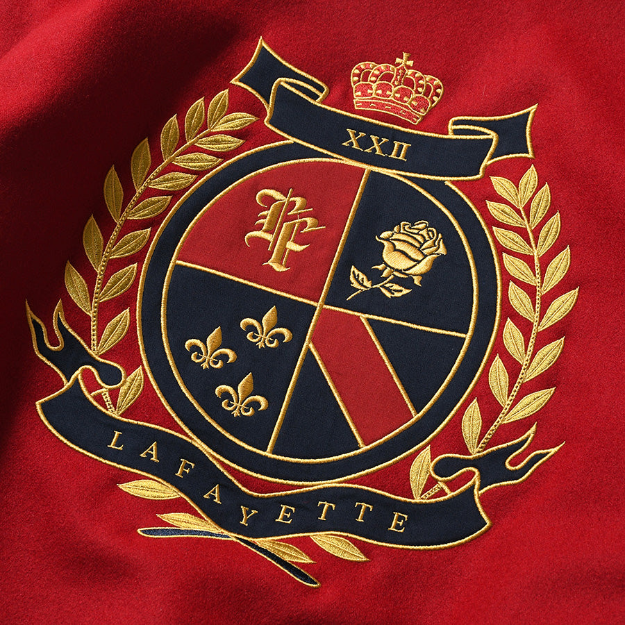 LFYT ( エルエフワイティー ) HERITAGE MELTON EMBLEM JACKET メルトン スタジャン