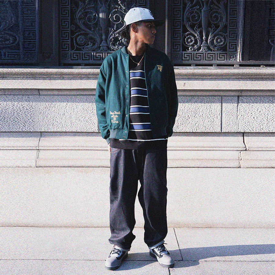 LFYT ( エルエフワイティー ) HERITAGE MELTON EMBLEM JACKET メルトン スタジャン