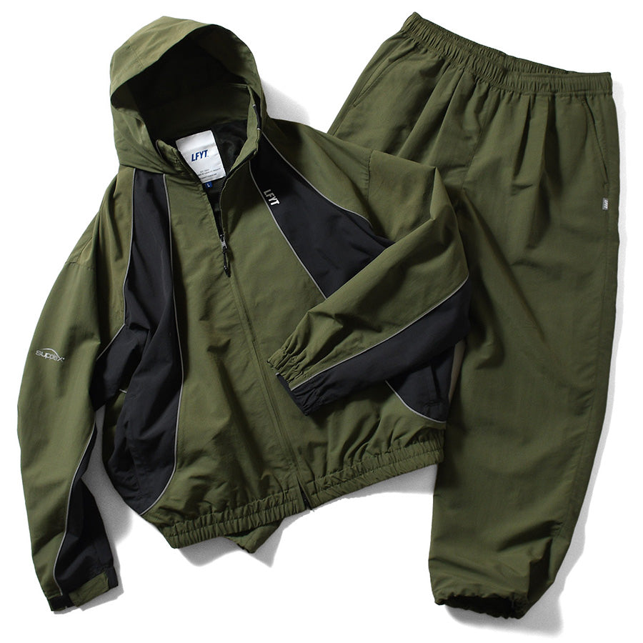 LFYT ( エルエフワイティー ) SUPPLEX NYLON TRACK PANTS トラックパンツ