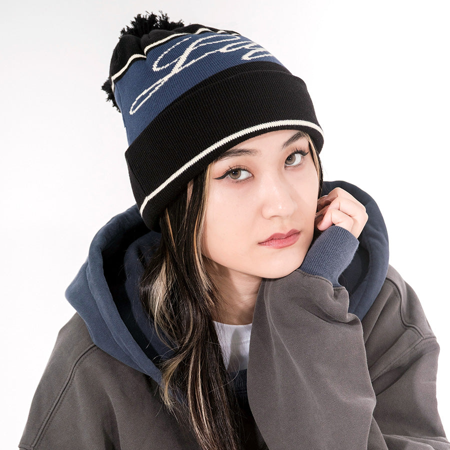 LFYT ( エルエフワイティー ) PLAYFIELD POM KNIT CAP ポンポン ニット帽