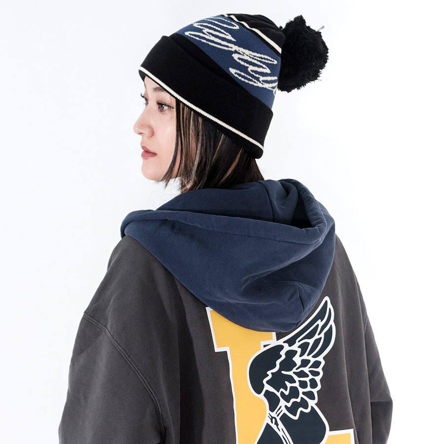LFYT ( エルエフワイティー ) PLAYFIELD POM KNIT CAP ポンポン ニット帽