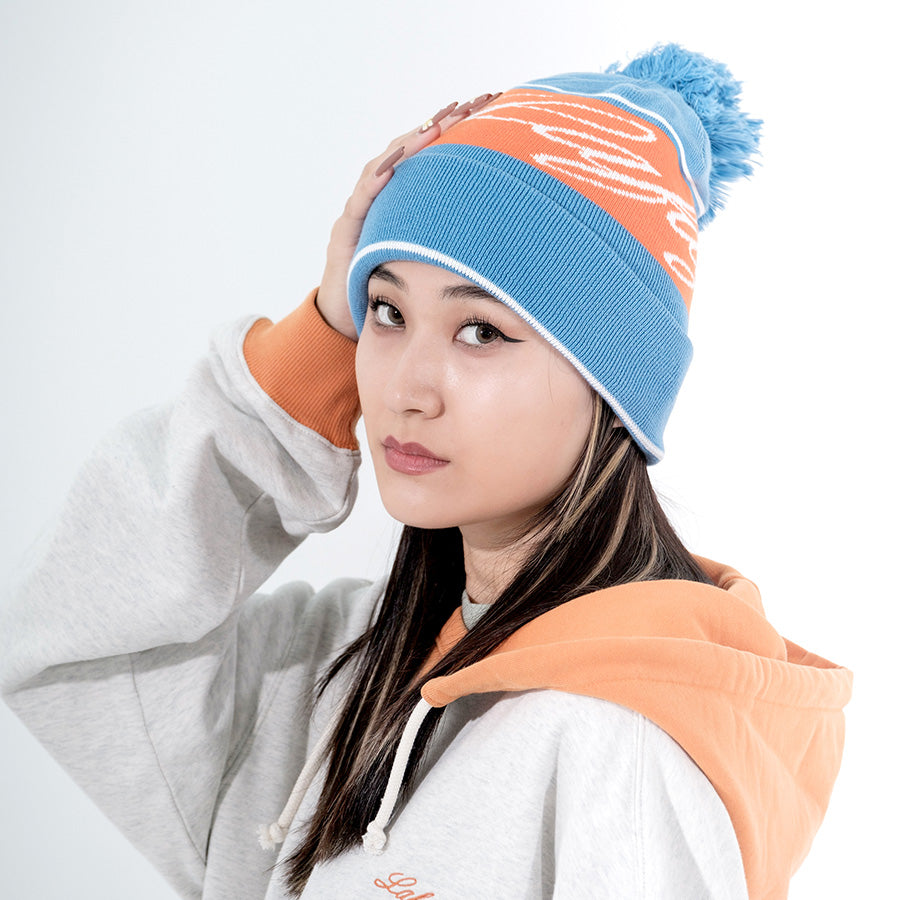 LFYT ( エルエフワイティー ) PLAYFIELD POM KNIT CAP ポンポン ニット帽