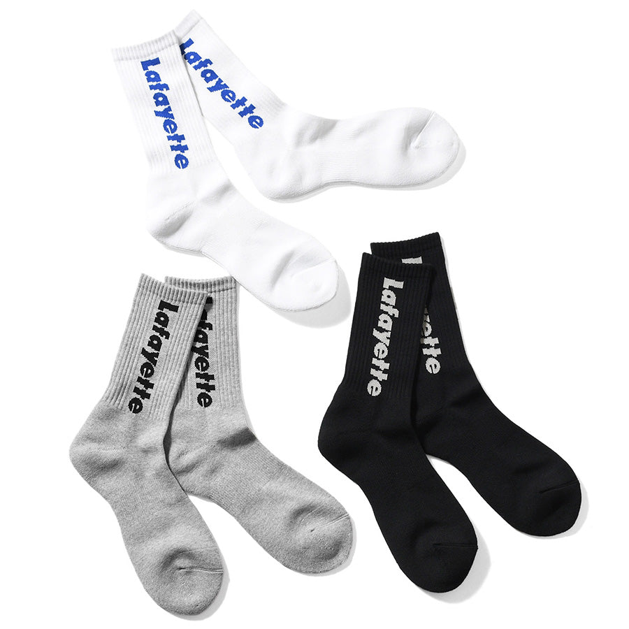 LFYT ( エルエフワイティー ) Lafayette LOGO CREW SOCKS クルーソックス 靴下