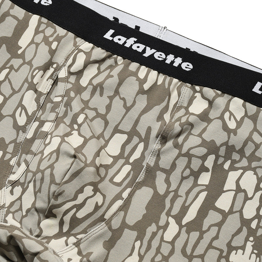 LFYT Lafayette LOGO BOXER BRIEF ボクサーブリーフ バークカモ フロント詳細 LA262101