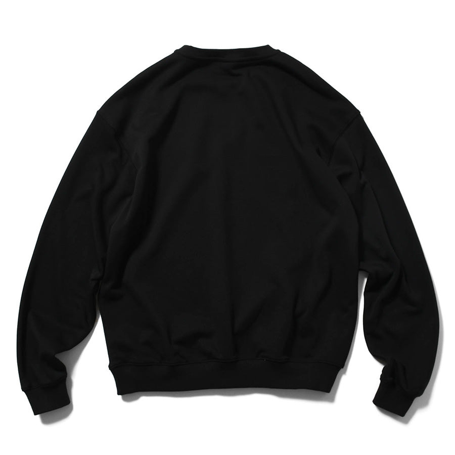 LFYT Lafayette LOGO CREW SWEAT クルースウェット ブラック 背面 平置き LA260701