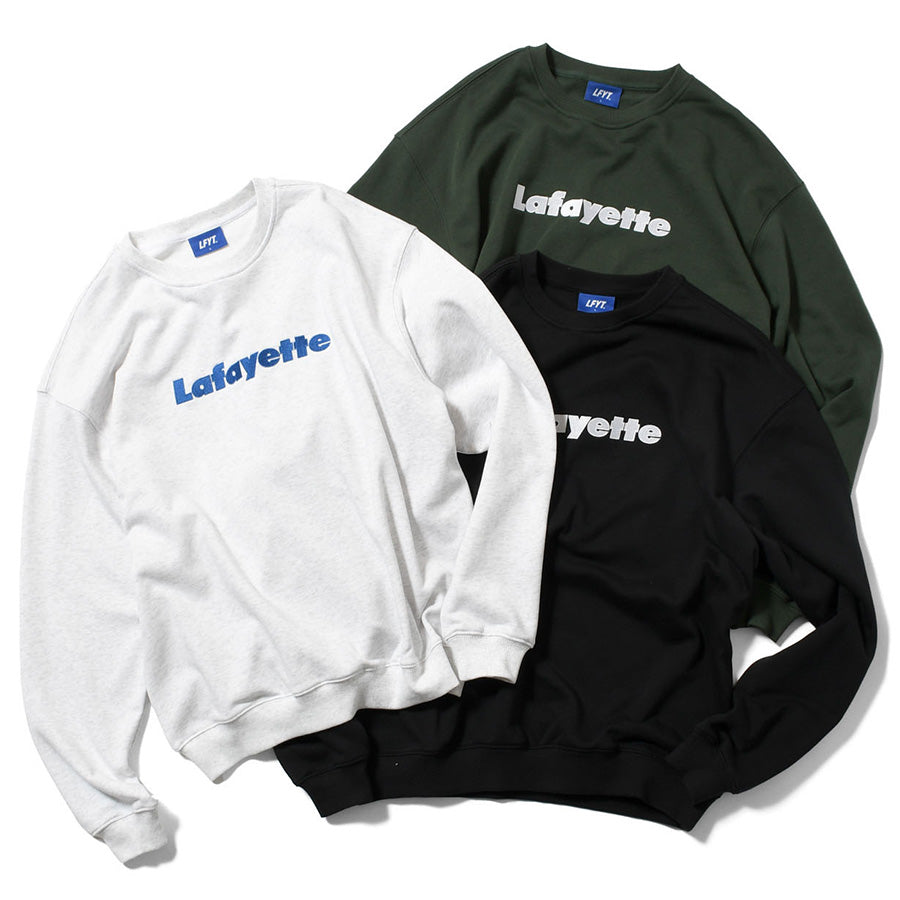 LFYT Lafayette LOGO CREW SWEAT クルースウェット ヘザーグレー ブラック ダークグリーン 3カラー LA260701