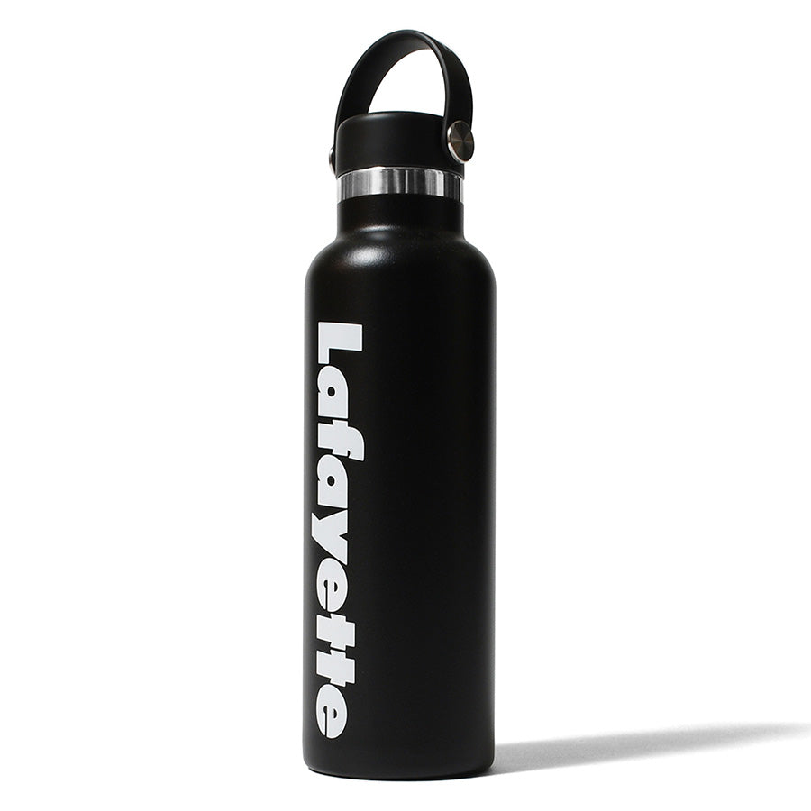 LFYT Lafayette LOGO Hydro Flask 21oz ステンレスボトル ブラック 横向き 平置き LA262301