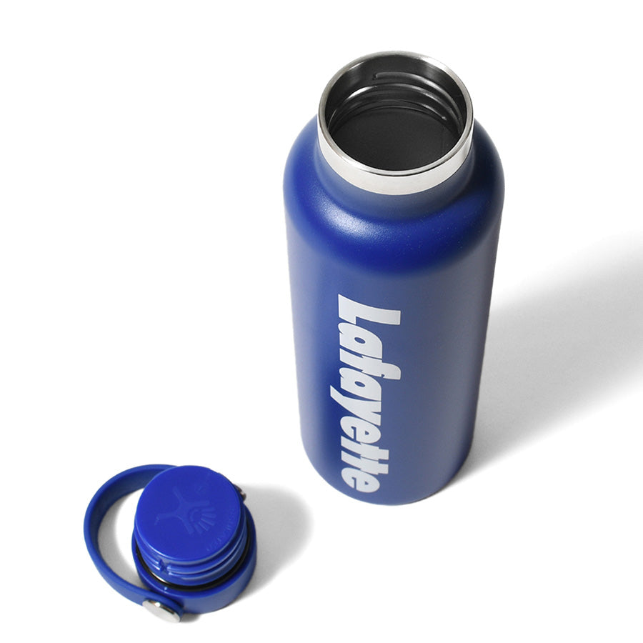 LFYT Lafayette LOGO Hydro Flask 21oz ステンレスボトル ブルー 蓋を取った状態 LA262301