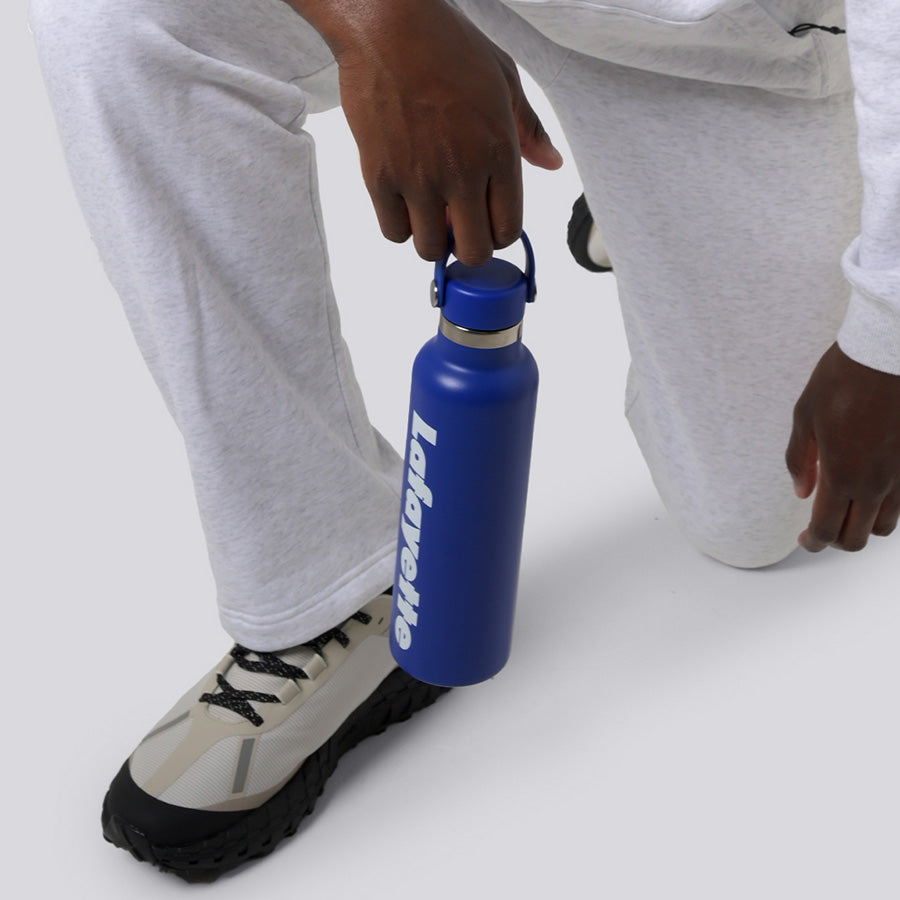 LFYT Lafayette LOGO Hydro Flask 21oz ステンレスボトル ブルー モデル手持ち LA262301