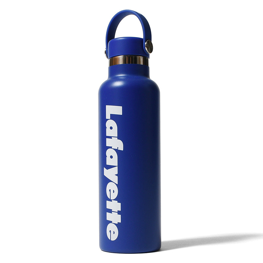 LFYT Lafayette LOGO Hydro Flask 21oz ステンレスボトル ブルー 横向き 平置き LA262301