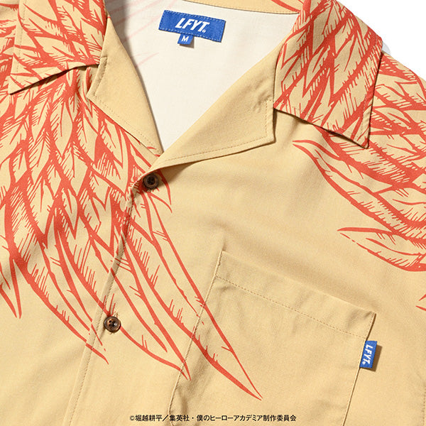 LFYT×僕のヒーローアカデミア ホークス 半袖シャツ LFYT × 僕のヒーローアカデミア S/S Shirt ホークス 半袖 開襟