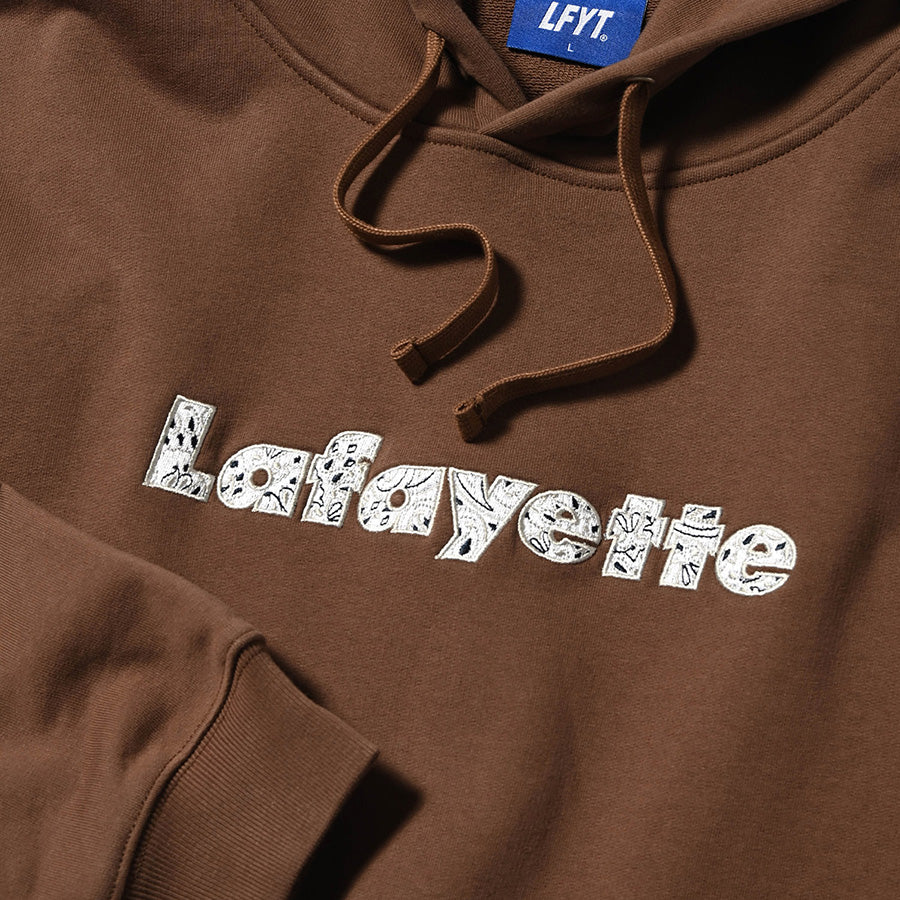 LFYT ( エルエフワイティー ) Lafayette PAISLEY LOGO HOODIE パーカー