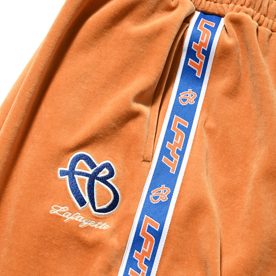 LFYT × FUBU ( エルエフワイティー × フブ ) VELOUR TRACK PANTS