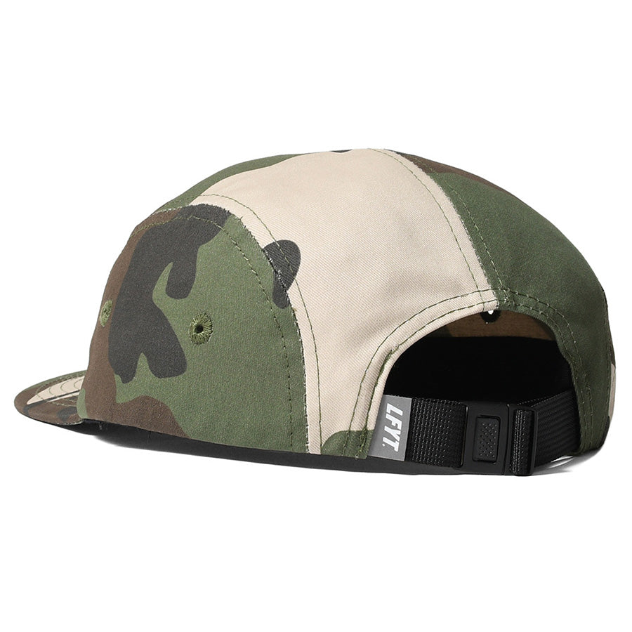 LFYT LOGO CAMP CAP ウッドランドカモ アジャスター詳細