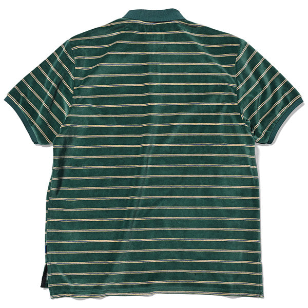 Half Zip Velour S/S Big Shirt