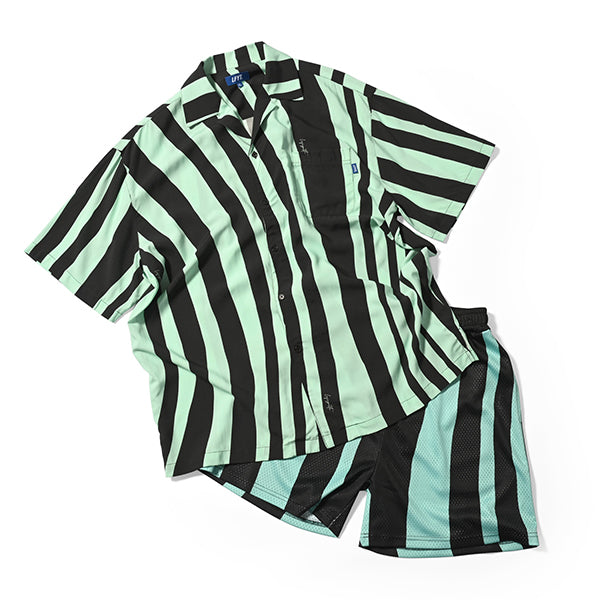 Distorted Stripe S/S Shirt