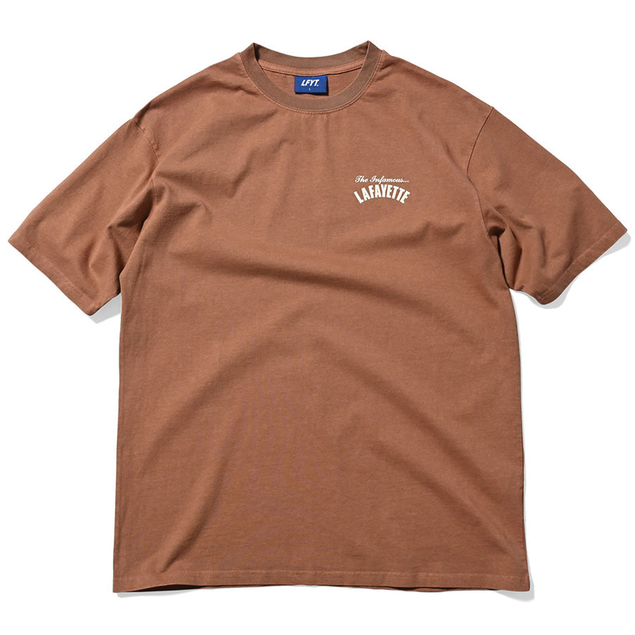 LFYT エルエフワイティー PIGMENT DYED INFAMOUS LOGO TEE T