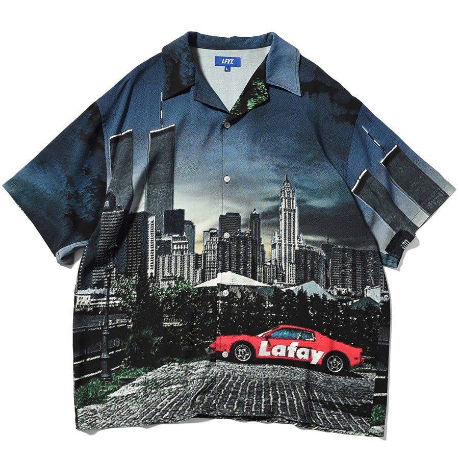 LFYT ( エルエフワイティー ) CITYSCAPE ALLOVER PATTERN SHIRT 開襟