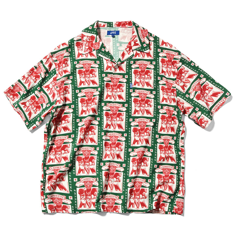 【期間限定50%OFF】LFYT DISTORTED STRIPE 半袖シャツ LFYT シャツ ラファイエット 「Lafayette」 - ストライプ 半袖