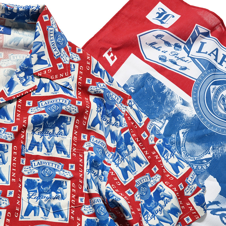 LFYT ( エルエフワイティー ) WEISER ALLOVER PATTERN SHIRT