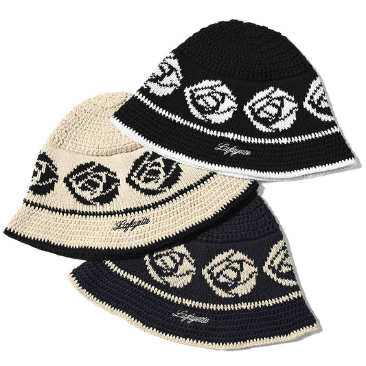 LFYT ( エルエフワイティー ) ROSE KNIT BUCKET HAT バケットハット 帽子