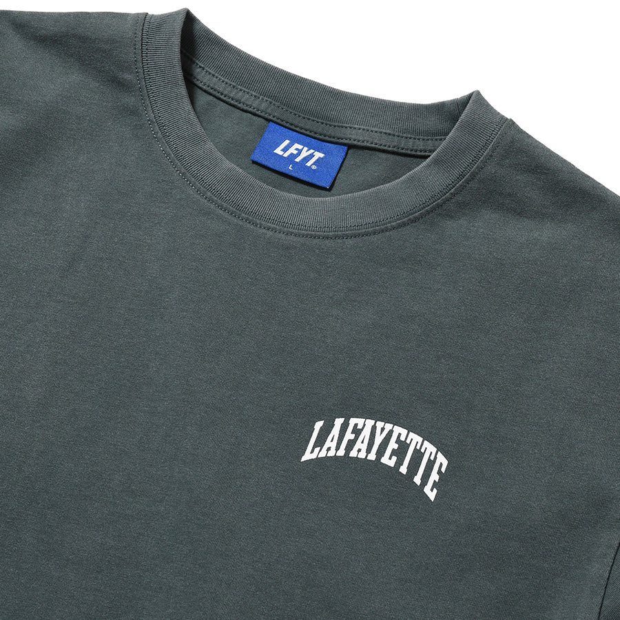 LFYT ARCH LOGO WASHED TEE ブラック ロゴアップ