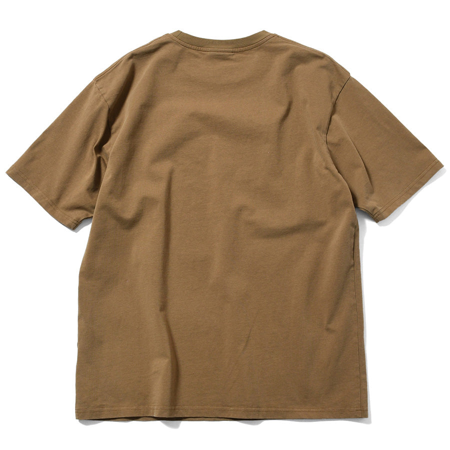 LFYT ARCH LOGO WASHED TEE ブラウン 背面
