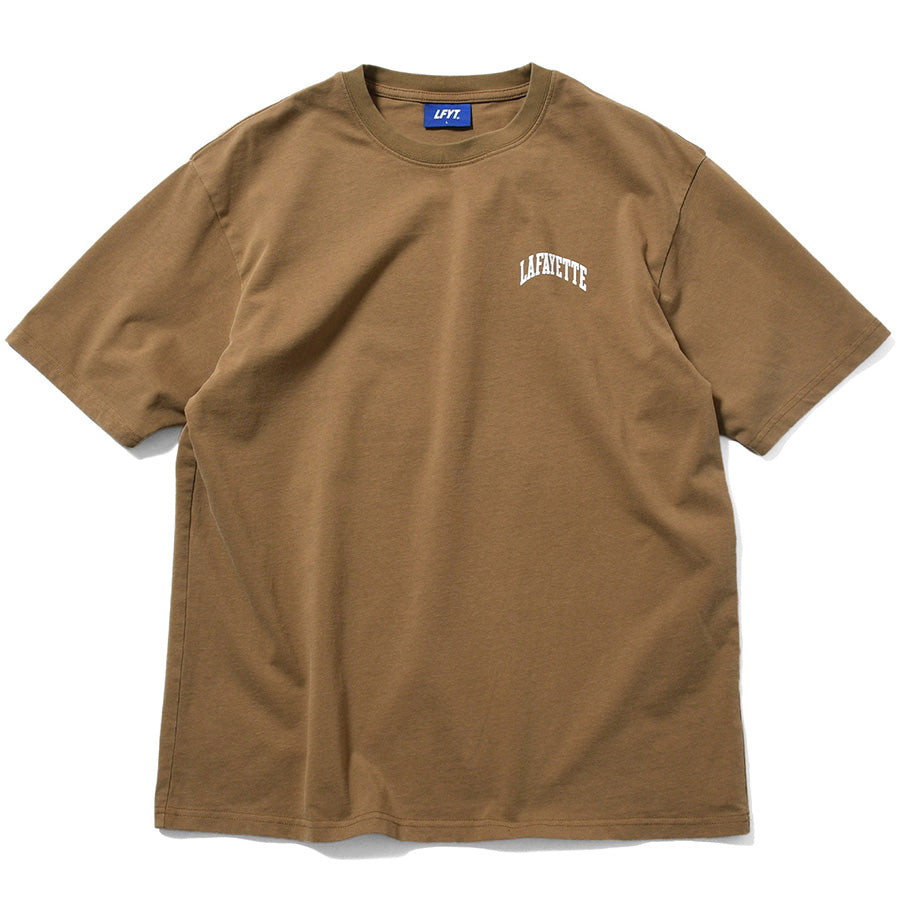 LFYT ARCH LOGO WASHED TEE ブラウン 正面