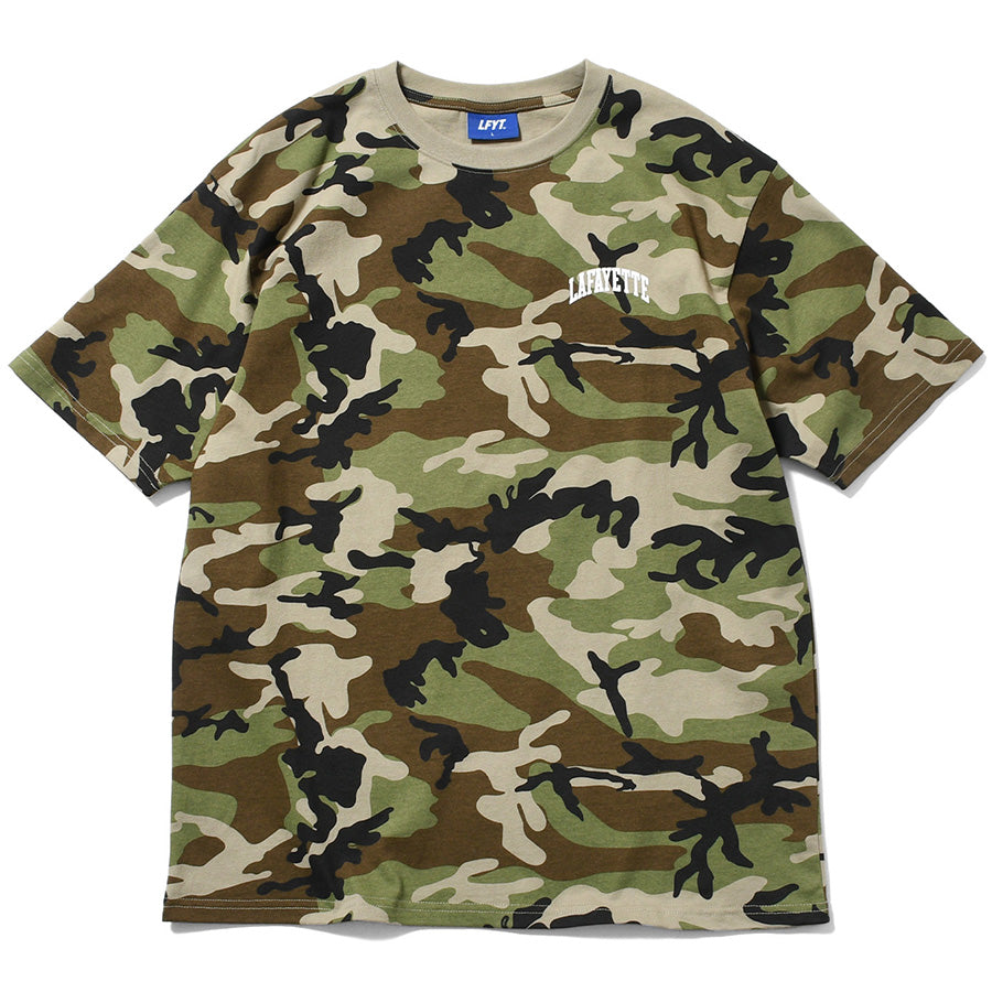 LFYT ARCH LOGO WASHED TEE ウッドランドカモ 正面