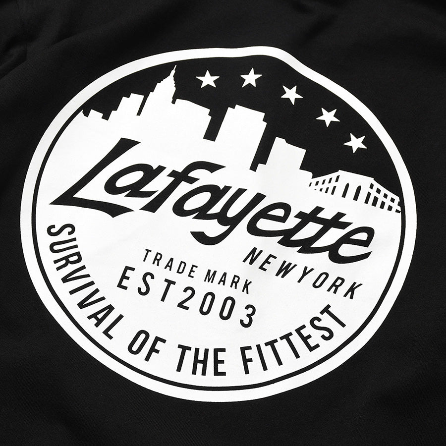 LFYT METRO SKYLINE L/S TEE ロングスリーブTシャツ ブラック バックプリント LA260104