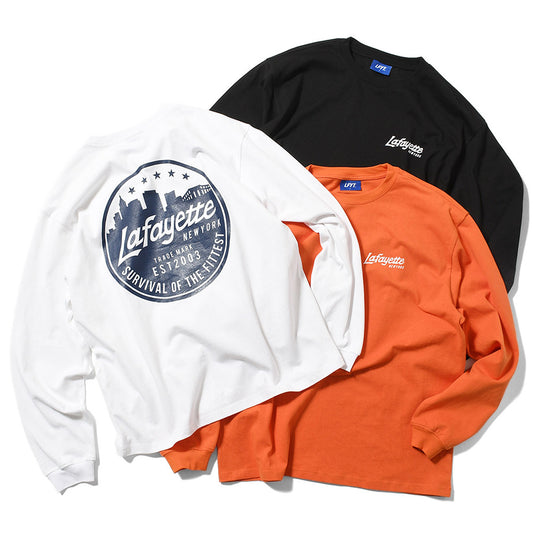 LFYT METRO SKYLINE L/S TEE ロングスリーブTシャツ ホワイト ブラック オレンジ 3カラー LA260104