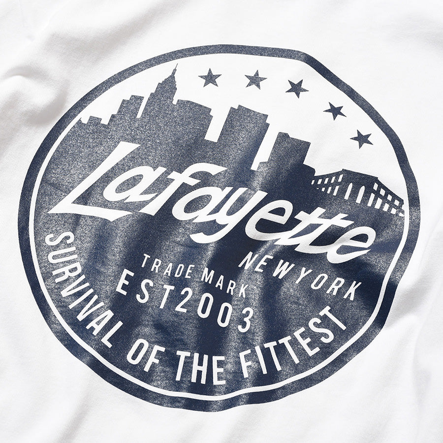 LFYT METRO SKYLINE L/S TEE ロングスリーブTシャツ ホワイト バックプリント LA260104