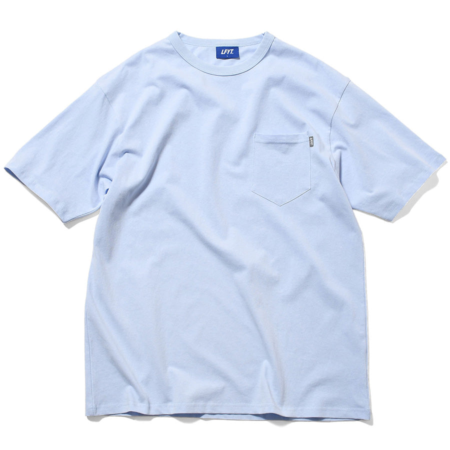 LFYT ポケットTシャツ ライトブルー 正面平置き